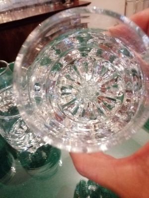 Juego De 6 Vasos Para Cognac Base De Esferas Y Finos Cortes Que Resaltan Su Calidad Y Reflejan La Luz N2 P480